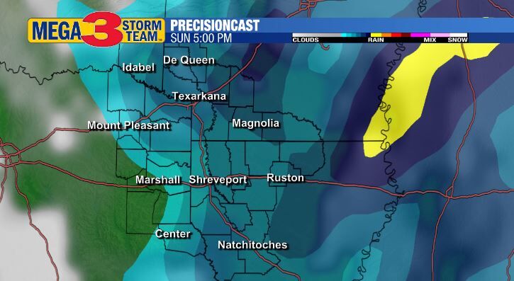 Sunday Afternoon Forecast